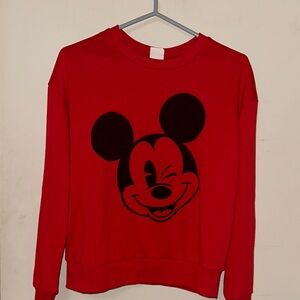 Streetwear Society Red Mickey Mouse Sweater